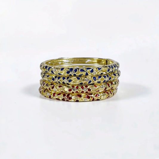 Crystal Blossom Bangle