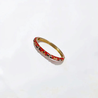 Wildflower Enamel Bangle