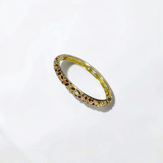 Crystal Blossom Bangle