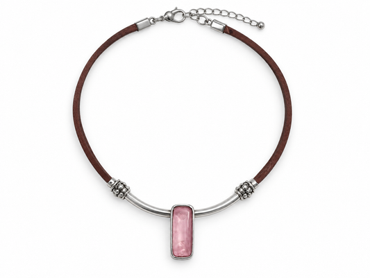 Pink Stone Choker