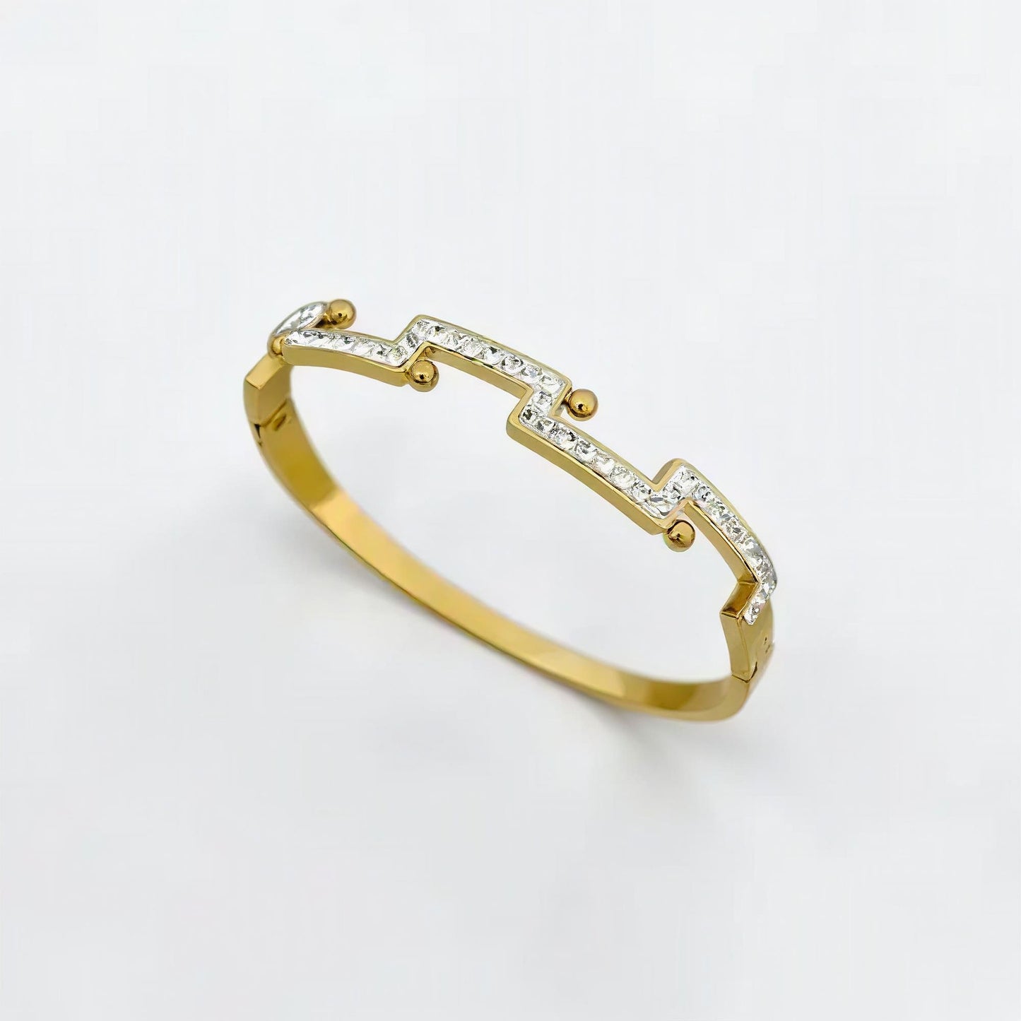 Gold Zigzag Cuff