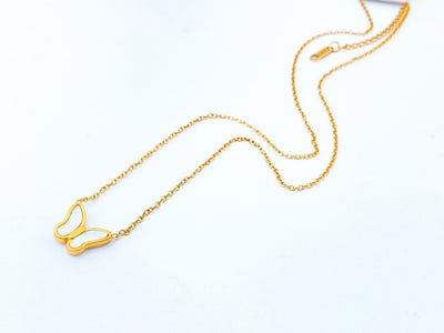Shell Butterfly Necklace