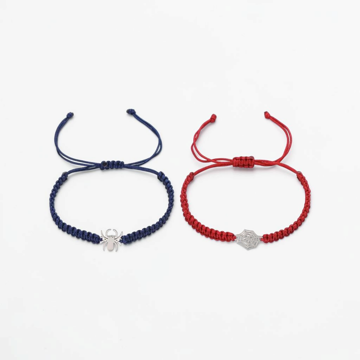 Spider Web Cord Bracelet Set
