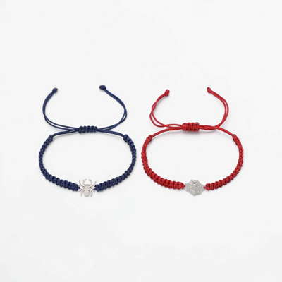 Spider Web Cord Bracelet Set