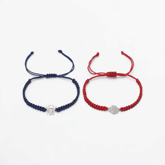 Spider Web Cord Bracelet Set