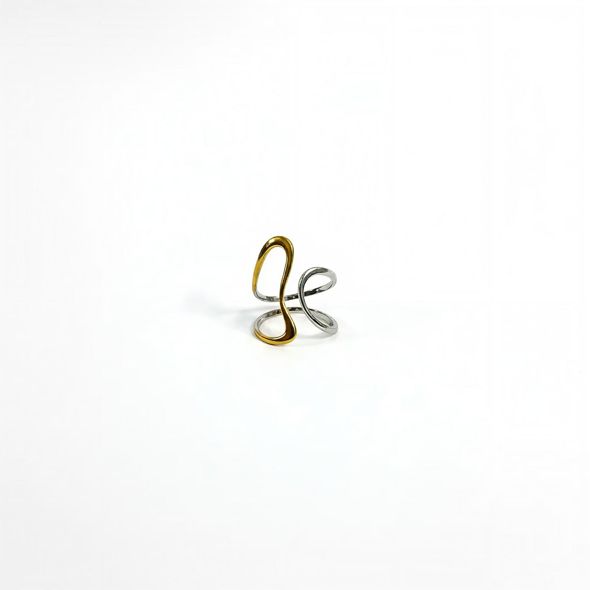 Two Tone Wrap Ring