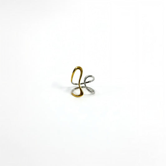 Two Tone Wrap Ring