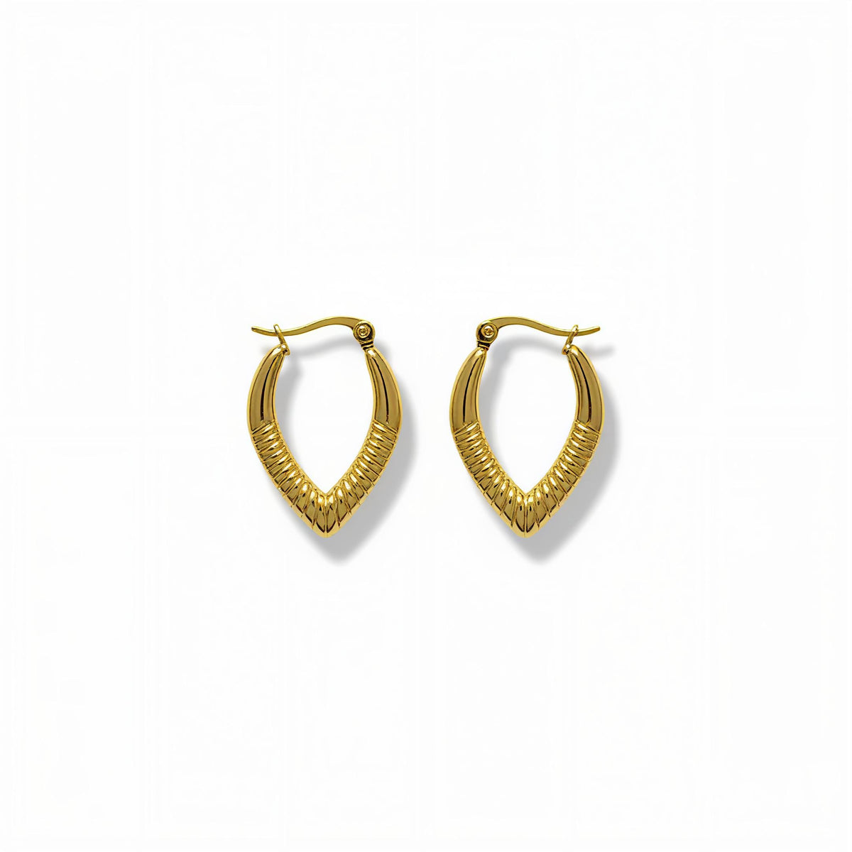 Gold V Hoops