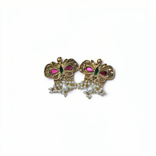 Vintage Butterfly Earrings