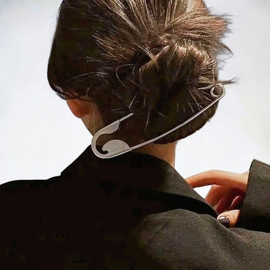 Safety Pin Hair Clip
