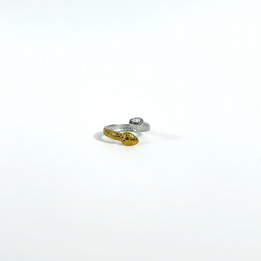 Two-Tone Snake Ring