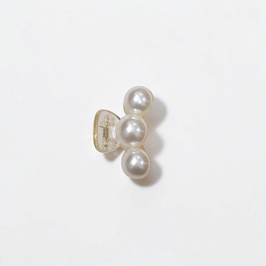 Triple Pearl Claw Clip